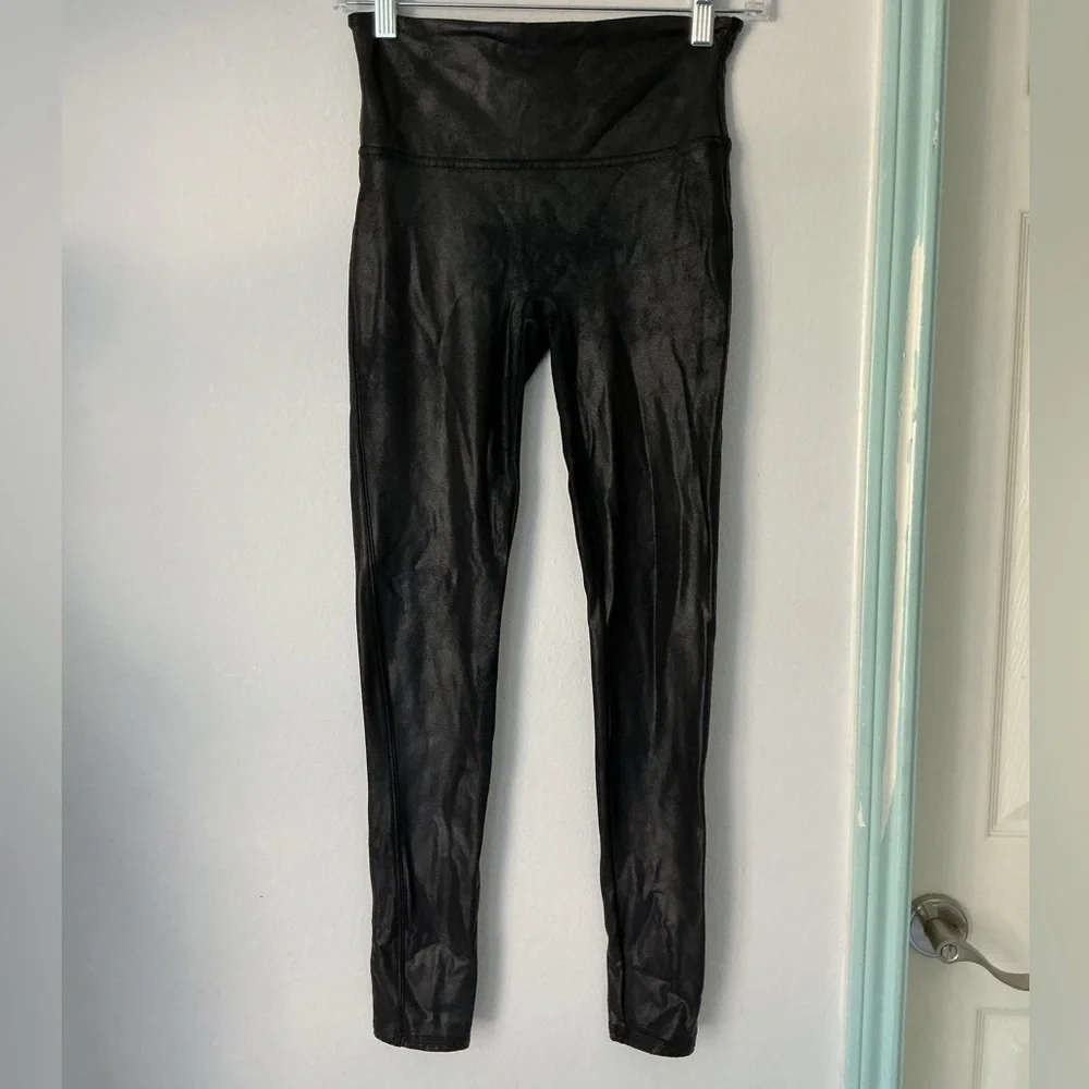 SPANX Charcoal High-Waisted Leggings